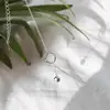 Pulseira de Prata Esterlina 925 com Design Vazado de Gatinho Fofo, Moda Estilo Coreano Pulseira Exquisita para Mulheres, Joias de Prata