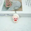 Chaveiro Pingente de Boneca de Borracha Macia Animal de Desenho Animado Leão Elefante Urso Pingente de Bolsa Fofo