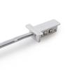 Puede equiparse con una cubierta antipolvo, riel guía conductivo, material de aluminio, no requiere tornillos, ranura conductiva de dos hilos oculta de encaje a presión