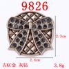 Suministro directo de fábrica belleza retro lazo perla flor placa aleación accesorios joyería DIY accesorios cuadrados de diamantes completos