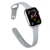 Para Apple Watch correa de silicona adelgazante iwatch10/9876SE cintura pequeña correa de silicona de color sólido