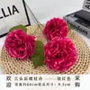Borboleta Colorida de 3 Cabeças Peônia Flor Artificial Produto Acabado para Decoração de Casamento Arranjo de Flores Fabricante de Alto Padrão Atacado