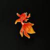Nova Broche de Esmalte Estilo Chinês Carpa Broche Feminino Nicho Design de Alto Padrão Peixe Dourado Broche Simples Acessórios para Terno