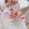 Manicura de diamantes de Año Nuevo champán plano diamante de cristal de forma especial tamaño grande pequeño mini gota de agua amor diamante joyería para uñas
