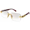 Gafas de Sol Cuadradas Estilo Ins Dulces Frescas Sexy Coreanas para Mujer Gafas de Sol Marrones Anti-UV para Hombre 131 Bb03 4