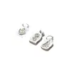 Yiluya Plata de Ley S925 Dios Amarillo de la Riqueza de Xizang Colgante Pequeño Lateral Elemento Pequeño Collar Cuentas de Buda Rosario Accesorios