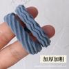 50 peças de scrunchie sem costura alta elasticidade corda de cabelo grossa padrão onda colorida sarja elástico para rabo de cavalo acessórios de cabelo