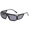 3188 Gafas de Sol Cuadradas de Remate Steampunk Futuristas Y2K Personalidad Transfronterizas Tendencia Cuatro Caras Estilo Amazon