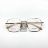 Atacado S6601 ultra-leve moda retro semi-titânio moldura de titânio puro almofadas de nariz de titânio de duas cores IP chapeamento resistência para desvanecer-se