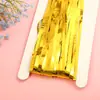 Cinta de Seda de Lluvia Brillante Dorada de 2m Decoración de Fondo de Escenario de Boda Borla Cortina de Seda de Lluvia Fabricante Venta al por Mayor - Alibaba