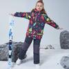 Traje de Esquí Infantil Xuexiang del Noreste Traje Chaqueta Engrosada Transpirable Permeable a la Humedad Pantalones para Niñas Chaqueta Impermeable Acolchada de Algodón para Hombre Pantalones Acolchados de Algodón