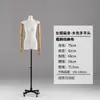 Mannequin Feminino de Meio Corpo com Cobertura de Tecido, Novo Suporte de Exibição com Mãos Móveis para Vitrine de Loja de Roupas