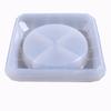 Molde de silicona epoxi de cristal diy, cenicero grande de silicona epoxi, diamante cuadrado tridimensional, nido de pájaro grande