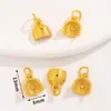 Aleación Esmalte Oro Brillante Estilo Chino Retro Joyería Bolsa de la Suerte Colgante Pequeño DIY Accesorios para Joyería Hecha a Mano Adorno Colgante