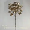 Simulação Flor de Ano Novo Flor Plástica Dourada Balde de Ano Novo Galhos Longos Palmeira Vermelha Hortênsia Palavra Fu Amor Flor de Ano Novo Atacado