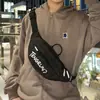 Bolsa Transversal Transfronteiriça, Pochete Esportiva Masculina, Bolsa de Ombro Casual da Moda, Bolsa Transversal Pequena Personalizada para Estudante, Bolsa de Peito, Versátil