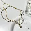 Cadena para clavícula retro para mujer, cadena de collar apilada de nicho de lujo ligero, cadena para suéter, 2023 Nuevo