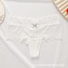 Tanga Europeo y Americano para Mujer Talla Grande Sexy Chica Caliente Ropa Interior de Encaje Algodón Puro Ropa Interior para Gorditas Lista para Exportación Transfronteriza