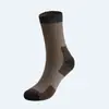 Calcetines Populares para Hombre de Tallas Grandes Transfronterizos para Otoño e Invierno, Calcetines Gruesos de Lana, Calcetines Cálidos de Cachemir con Forro de Felpa, Calcetines Largos de Tubo Alto Zhuji