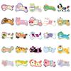50 Piezas Originales Lindas Pegatinas de Animales Corriendo Kawaii Decorativas Impermeables Taza de Té Cuenta a Mano Pueden Pegatinas de Gota de Pegamento al Por Mayor