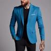 Blazer de Moda Casual de Negocios para Hombre Transfronterizo Ajuste Delgado Tallas Grandes Chaqueta de Traje Casual Juvenil Ropa de Hombre de Moda