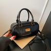 Bolso de Mano Retro para Bowling para Mujer 2024 Nuevo Popular de Alta Gama Bolso de Hombro Moda para Desplazamientos Bolso Cruzado