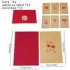Cartão de Saudação Criativo para Dia dos Namorados Aniversário Envelope Rosa Cartão de Saudação para o Dia do Professor para Amigos Professores Cartão de Bênção de Comércio Exterior