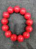 Venta al por mayor de fábrica pulsera de un solo círculo imitación cinabrio étnico hebilla de paz valiente colgante de múltiples estilos pulsera de cinabrio exquisita