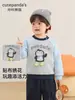 Roupas infantis Kaka Panda, moletons com forro de fleece para meninas, roupas de inverno para meninos, roupas quentes de inverno para bebês e crianças pequenas