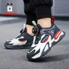 Zapatos Deportivos para Niños Babudou al por Mayor Primavera y Verano Estilo Nuevo Hebilla Giratoria Malla Transpirable para Niños Mayores