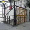 Elevador de carga con escalera de rejilla personalizado especial, plataforma elevadora hidráulica eléctrica para taller, escalera de carga con guía de 10 toneladas
