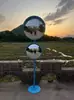 Espejo Fotográfico de Celebridad de Internet, Espejo Reflectante Cóncavo-Convexo, Decoración para Actividades al Aire Libre, Espejo de Gran Ángulo, Toma de Fotos en Atracciones Turísticas, Espejo Rosa Divertido