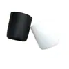 Candelabro Simples de Cor Derramada Retrô Fundo Curvo 320 ml Copo de Vela Transparente Caixa de Papel para Joias Suporte para Vela