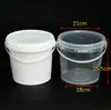 Balde de Plástico de Grau Alimentício Escola Biologia Ciência Micro-Paisagem Ecológico Balde de Plástico 1L Balde de Plástico para Peixes Ornamentais Infantis