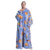 Pijama de Flanela Novo Cruzado Preguiçoso Pulôver Desenho Animado com Capuz Roupão Cobertor de TV Roupa à Prova de Frio para Casa para Aquecimento