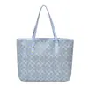 Bolsa Tote de Grande Capacidade para Mulheres, Adequada para o Dia a Dia, com Toque de Luxo, para a Faculdade e o Trabalho, Bolsa de Mão com Design Único, Bolsa de Ombro, Bolsa Estilo Cesta