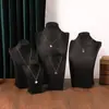 Al por mayor En stock Exhibidor de Maniquí Negro en Forma de H para Collares, Colgantes, Cadenas, Joyería para Exhibición en Ventana y Mostrador