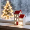 Decorações de Natal Escandinavas Mais Vendidas, Artesanato, Castiçais de Cerâmica para Exportação, Casinhas, Luzes Noturnas LED, Luzes Ambiente