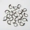 Venta caliente transfronteriza Gancho de oreja en forma de D Gancho de oreja ovalado Accesorios para joyería DIY Gancho francés dorado plateado Materiales para hacer pendientes
