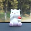 Celebridade da Internet Urso Fofo de Confissão Suprimentos para Interior de Carro Enfeites de Carro Decoração de Bolo de Aniversário para Assar Mesa de Escritório