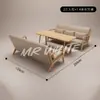 Sofá silla elegante de alta gama para cafetería, combinación de mesa redonda tipo hongo, combinación de mesa y silla para tienda de té con leche, fábrica de sofás sillas individuales