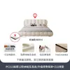 Tongyuite Luxo Acessível Moderno Estilo Creme Puff Tecla de Piano Pacote Macio Quarto Principal Francês Classe Atmosfera Cama de Couro