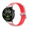 Adequado para pulseira de silicone vivo Watch5, pulseira de silicone bicolor semitransparente IQOO Watch5