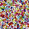 Cuentas acrílicas de colores, versión brillante del mismo estilo que Shishi, pulsera de cuentas hecha a mano para DIY, cuentas sueltas, cuentas naturales de color sólido