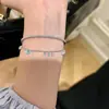 Pulsera Apilada Xinghe Azul para Niñas Lujo Ligero Nicho Exquisita Alto Valor 2024 Nueva Pulsera Regalo para Novia