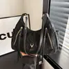 Bolsa de Grande Capacidade Design 2025, Novo Estilo de Nicho, Ombro Único Transversal, Outono Simples e Estiloso Casual Versátil Bolsa Transversal para Mulheres