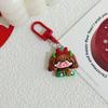 Chaveiro de Natal para Menina Ins Student Mochila Pingente Papai Noel Presente Mochila Pendurada Enfeites de Natal
