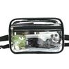 Riñonera Transparente de PVC Transfronteriza Bolsa de Almacenamiento Impermeable para Deportes al Aire Libre Bolsa Visible Portátil para Monedas Bolsa para Teléfono Móvil
