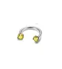 Anillo Súper Brillante de Herradura Labio Uña F136 Aleación de Titanio Joyería de Perforación Nicho Gama Alta Uña del Hélix Óseo Punto Venta al por Mayor