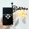 Estantería de Libros para Productos Nuevos Transfronterizos Luz de Linterna Iluminación de Estantería de Biblioteca Linterna Artesanías de Hierro